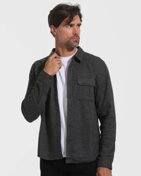 Black Carbon Long Sleeve Sweater Shirt