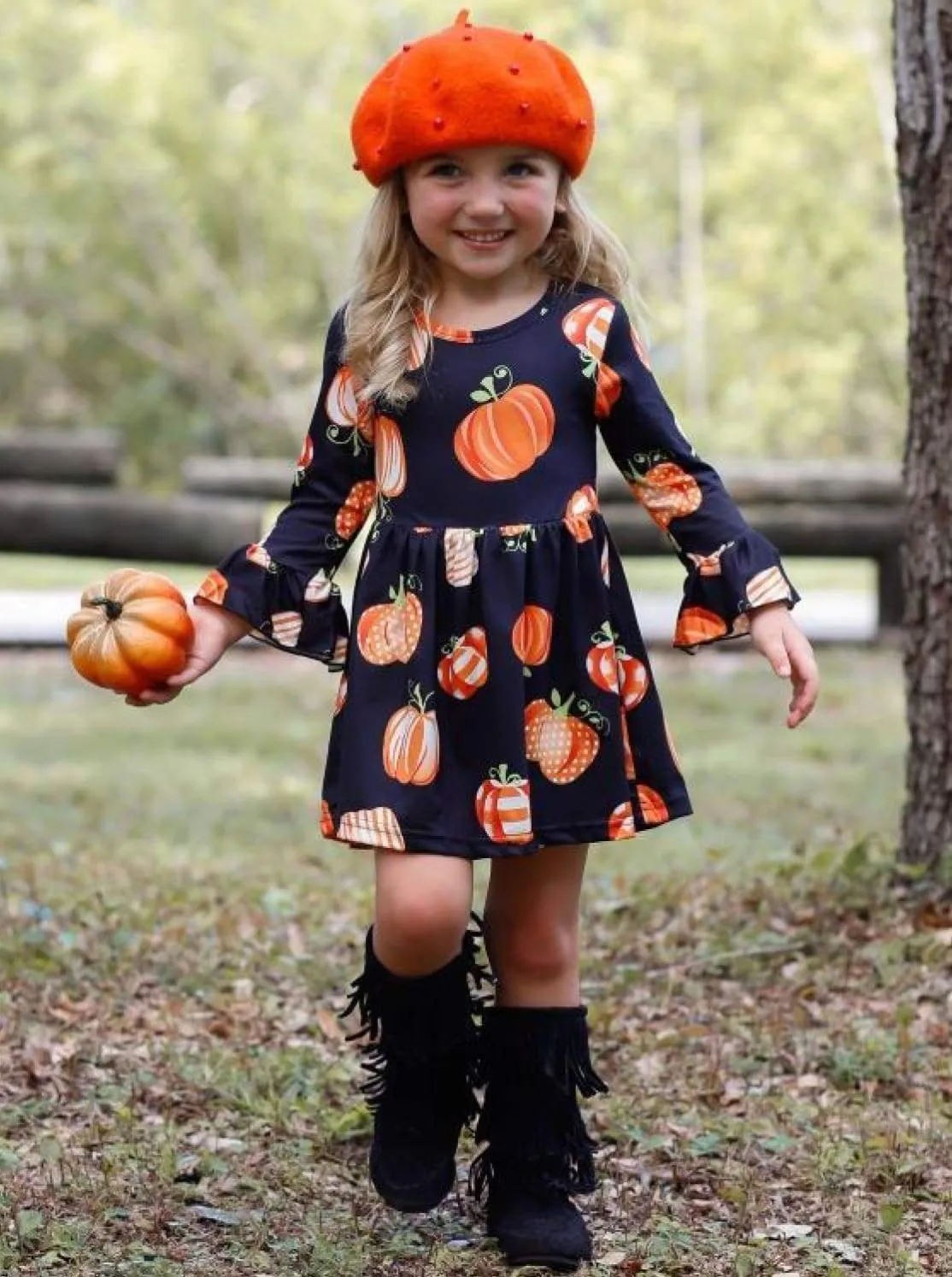 Blessed and Pumpkin Obsessed Dress