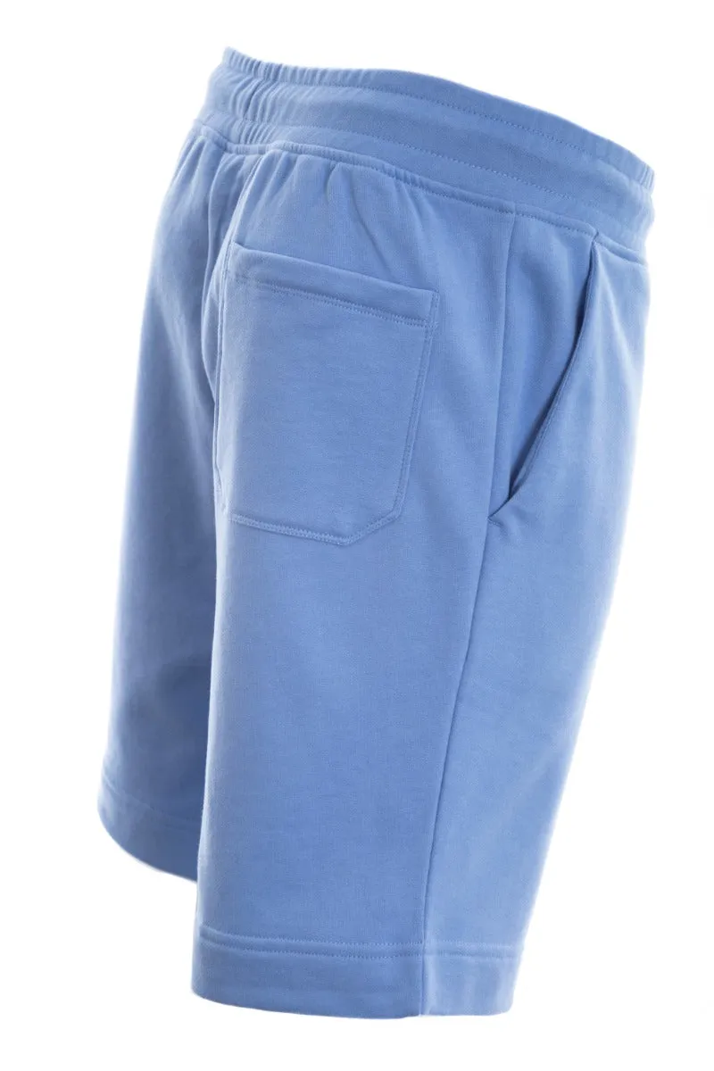 BOSS Skeevito Sweat Short in Baby Blue