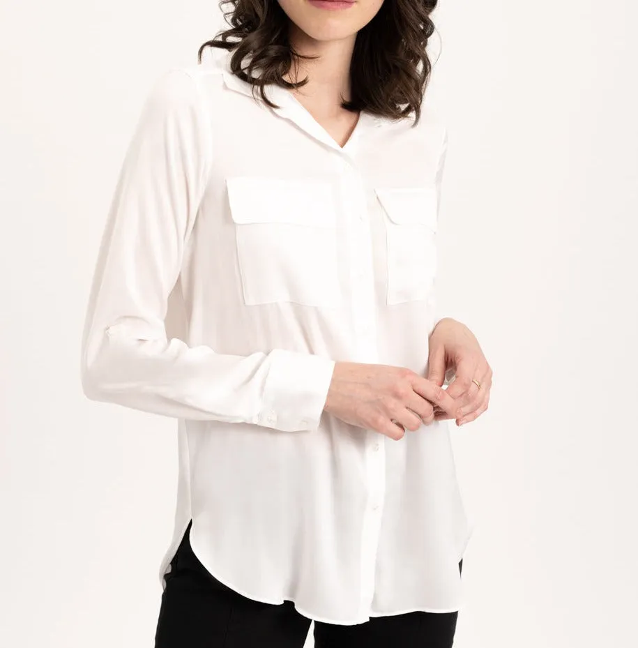 Button Up Air Flow Blouse