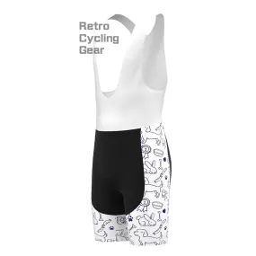 Cartoon animal Bib Cycling Shorts