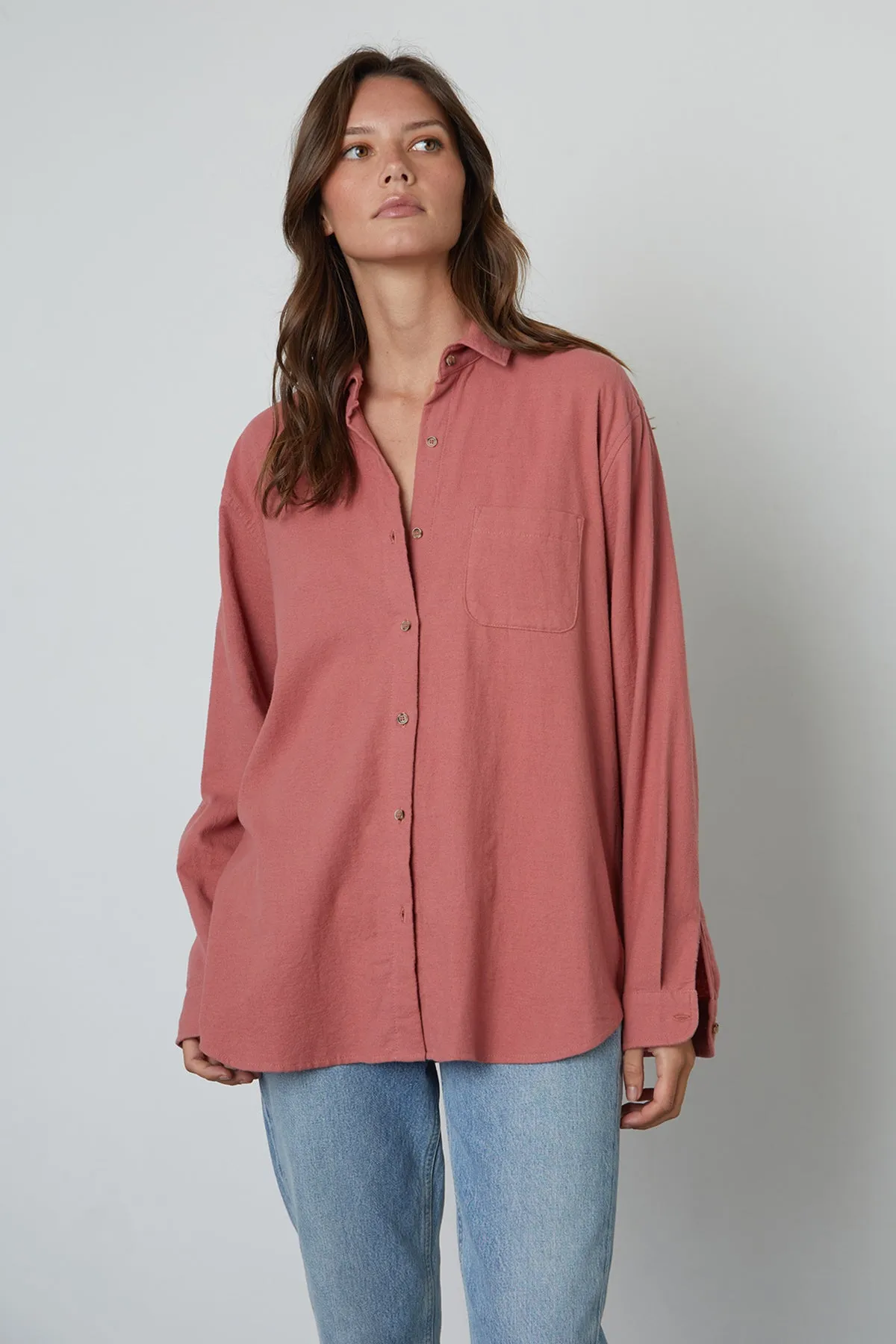 CHELSEY BUTTON-UP SHIRT