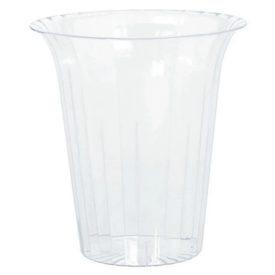 Flared Cylinder Plastic Clear - Small