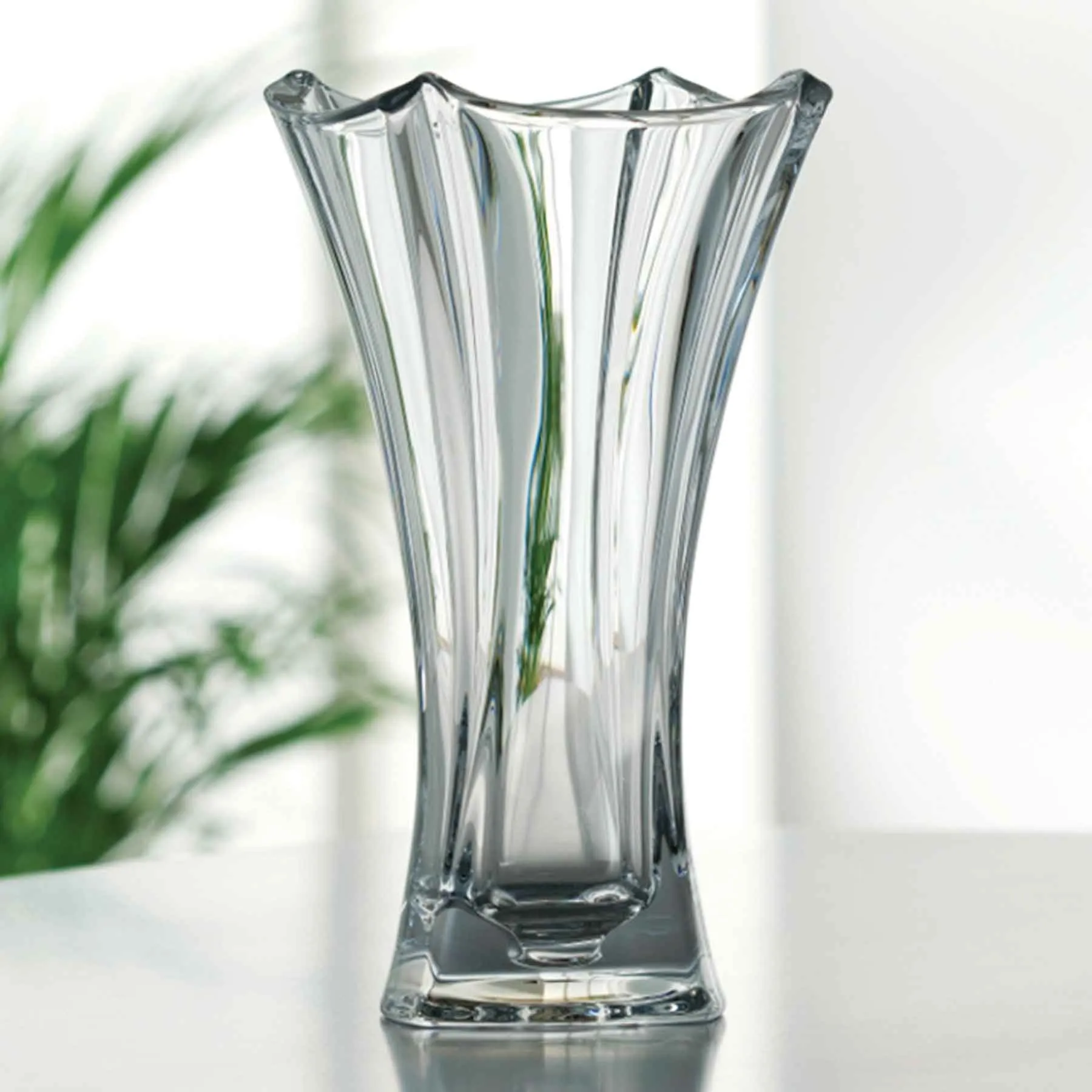 Galway Crystal Dune 12" Waisted Vase