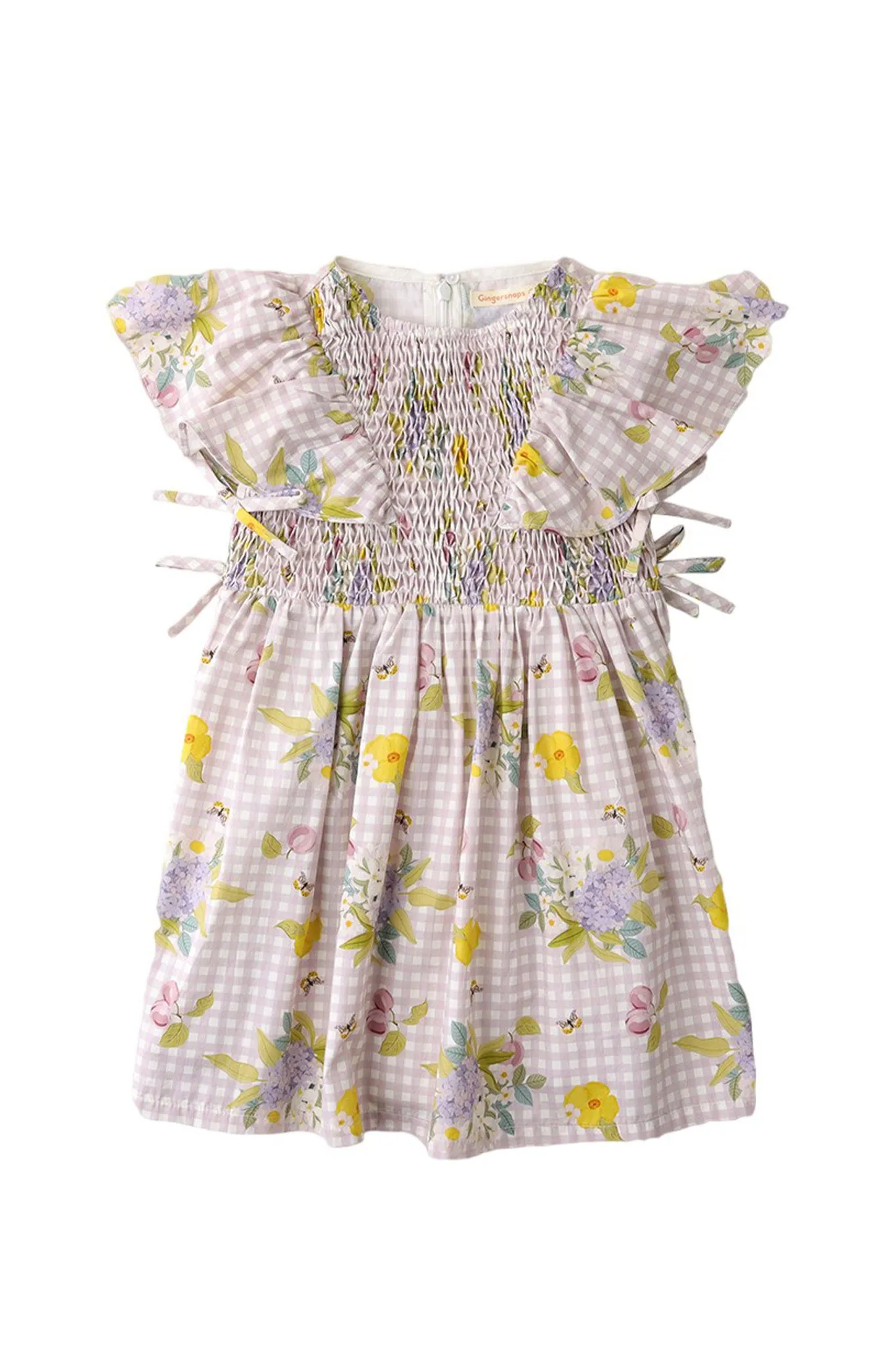 Gingersnaps Floral Smocked Dress