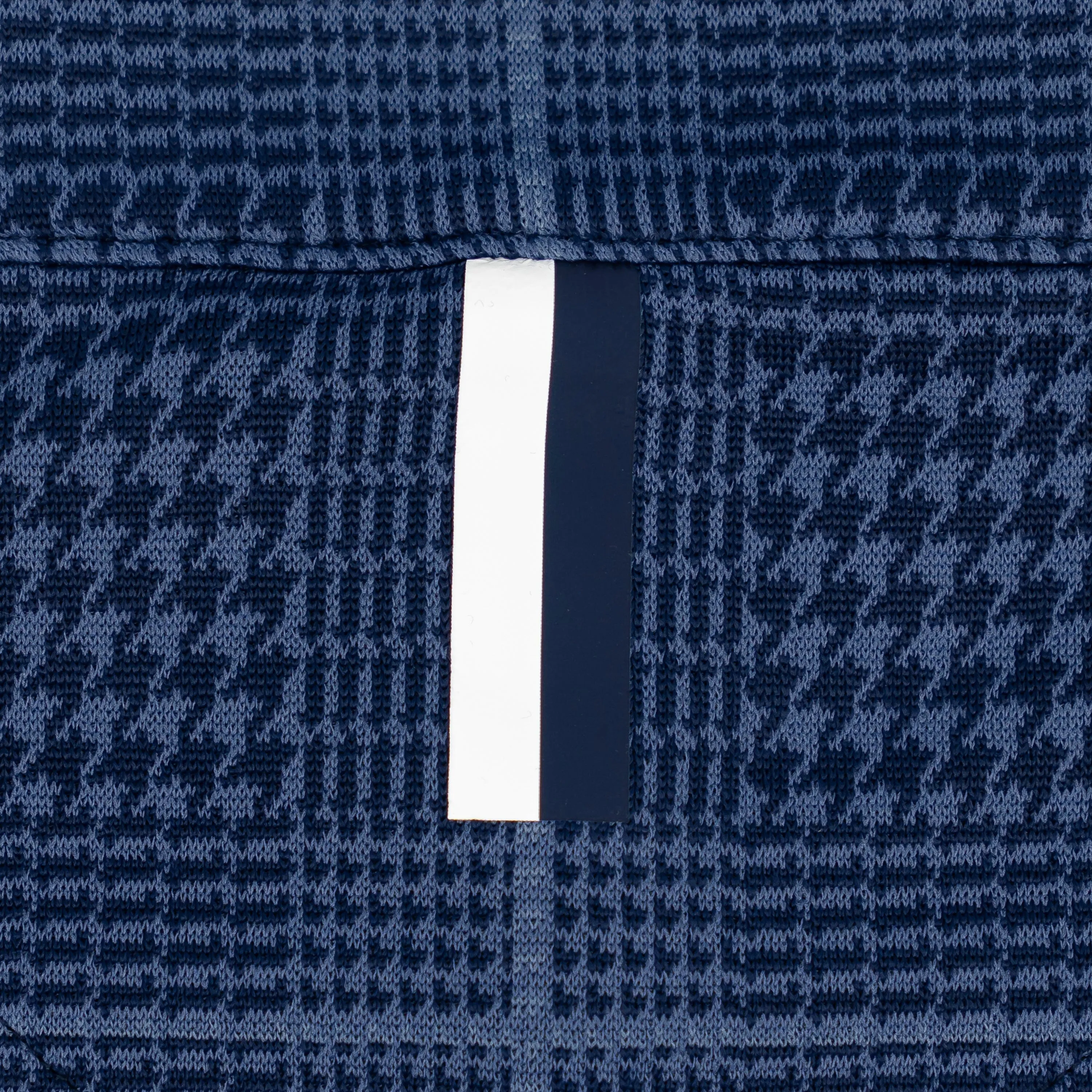 Glen Plaid Jacquard Performance Q-Zip | The Glen Plaid - Fleet Navy/Slate Blue