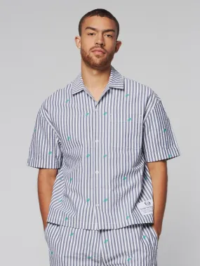 Granda Camp Shirt- Maritime Blue