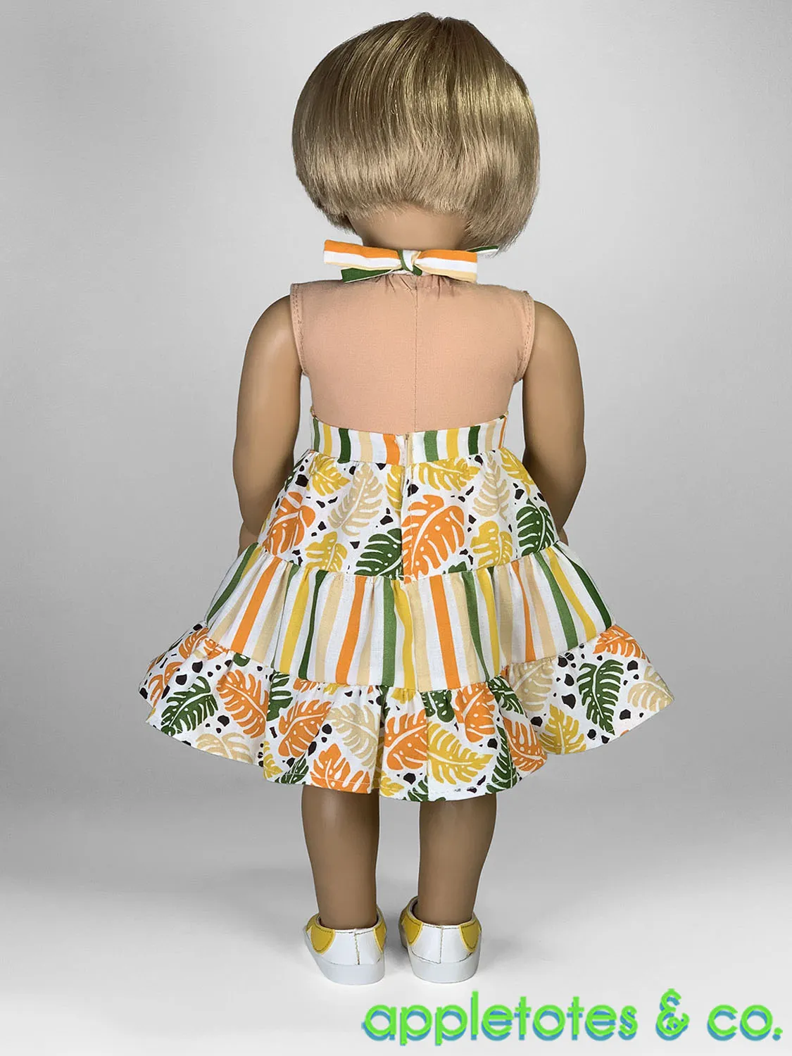 Heidi Dress 18 Inch Doll Sewing Pattern