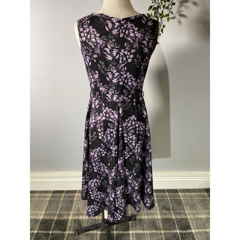 Hepburn Dress - Lilac Blooms (10)