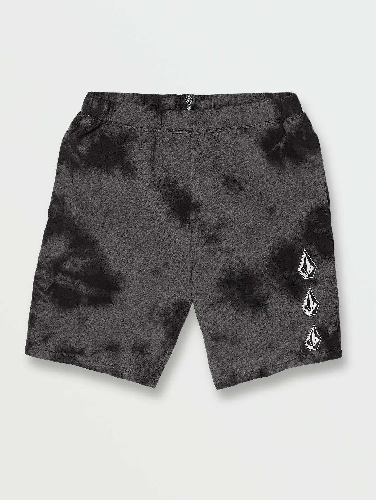 Iconic Stone Plus Fleece Shorts - Black