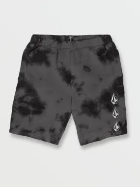 Iconic Stone Plus Fleece Shorts - Black