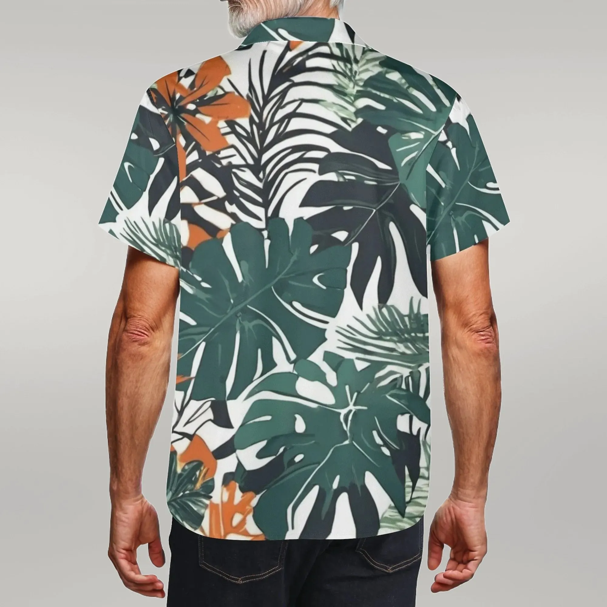 Jungle Voyage 2 Mens Casual Hawaiian Shirt