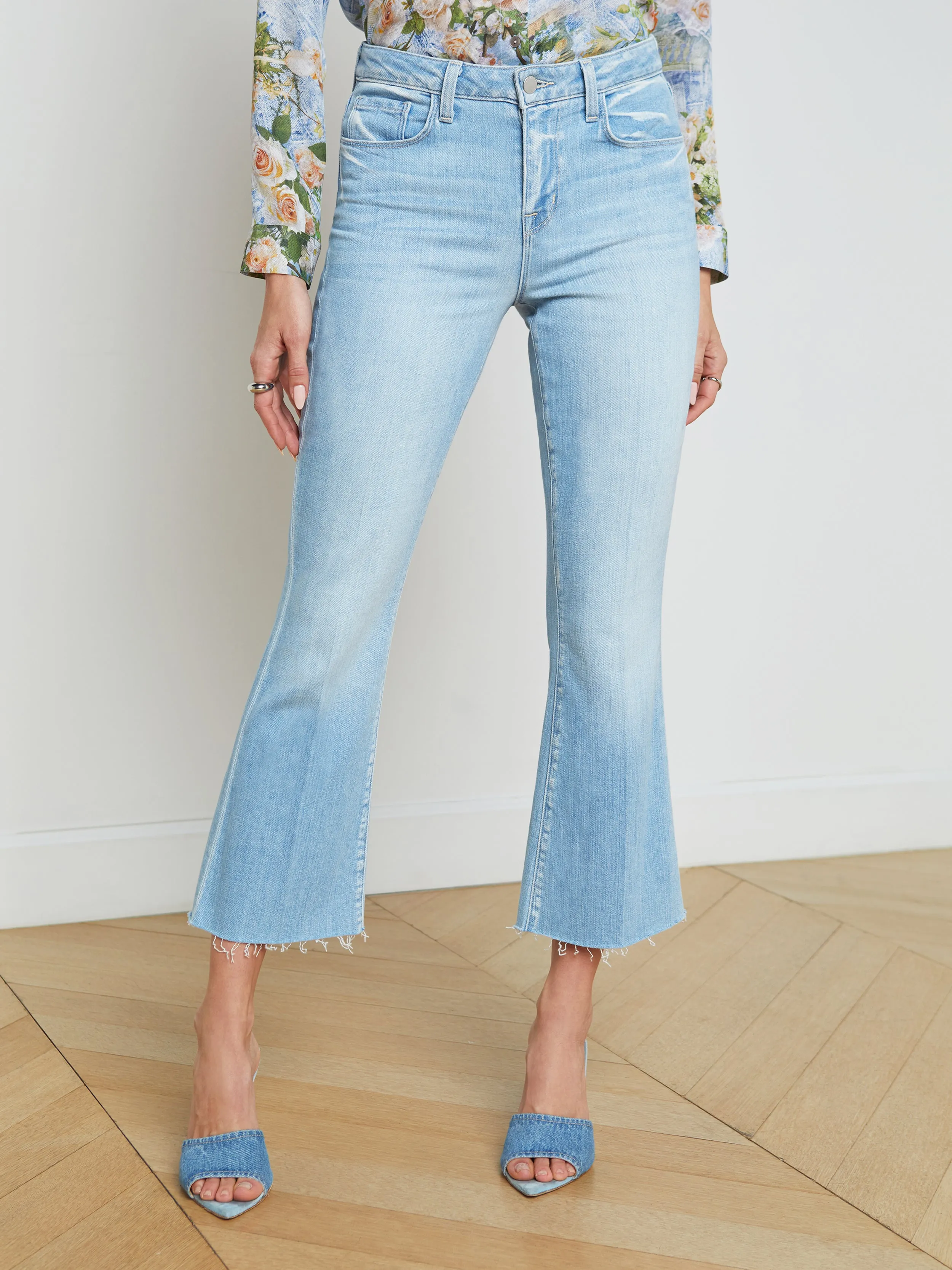 Kendra Cropped Flare Jean