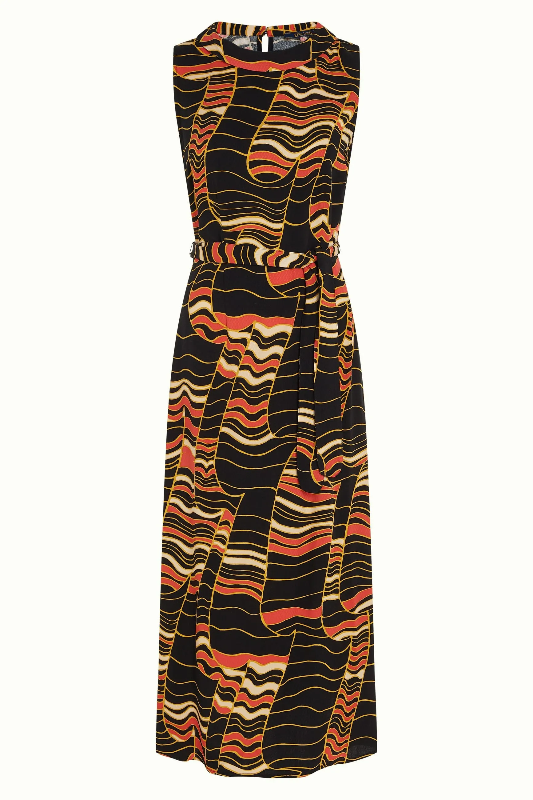 King Louie Jodie Black Wildly Dress