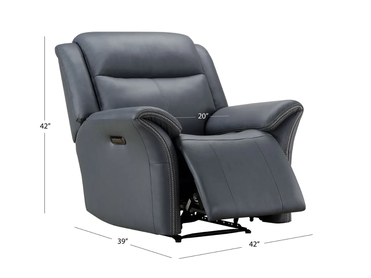 Knightly Top-Grain Leather Power Reclining Recliner