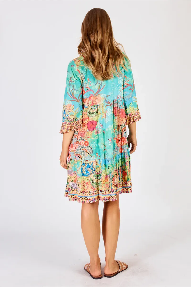 Lula Life Sybil Dress Lagoon