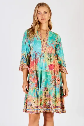 Lula Life Sybil Dress Lagoon