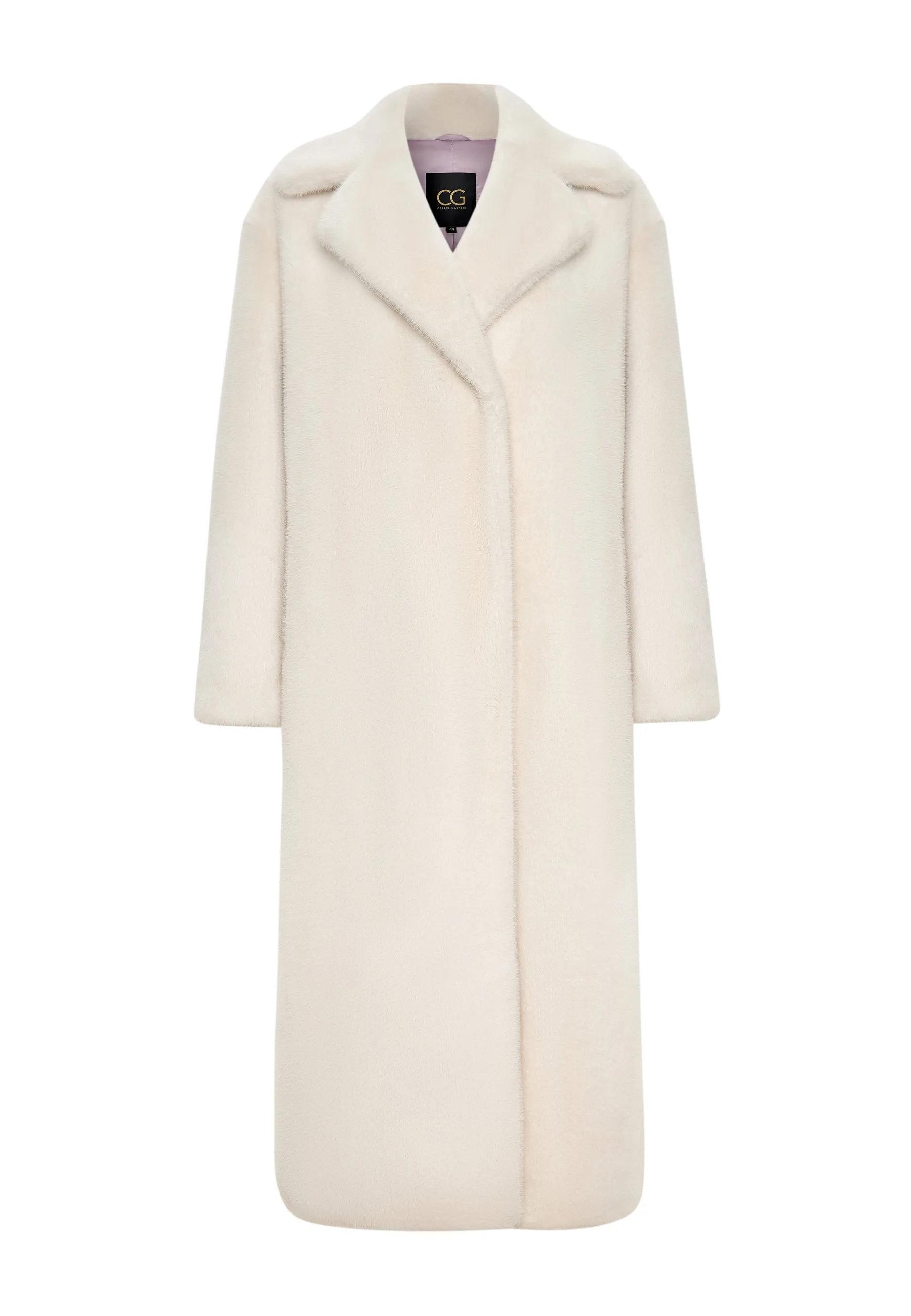 Luxurious Faux Fur Coat Freya - White