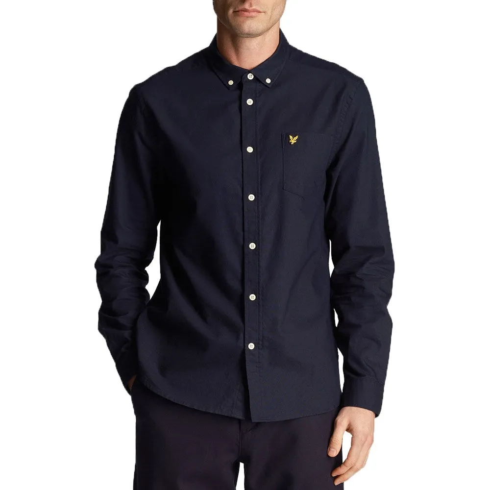 Lyle & Scott Regular Fit Lightweight Oxford Shirt - Dark Navy