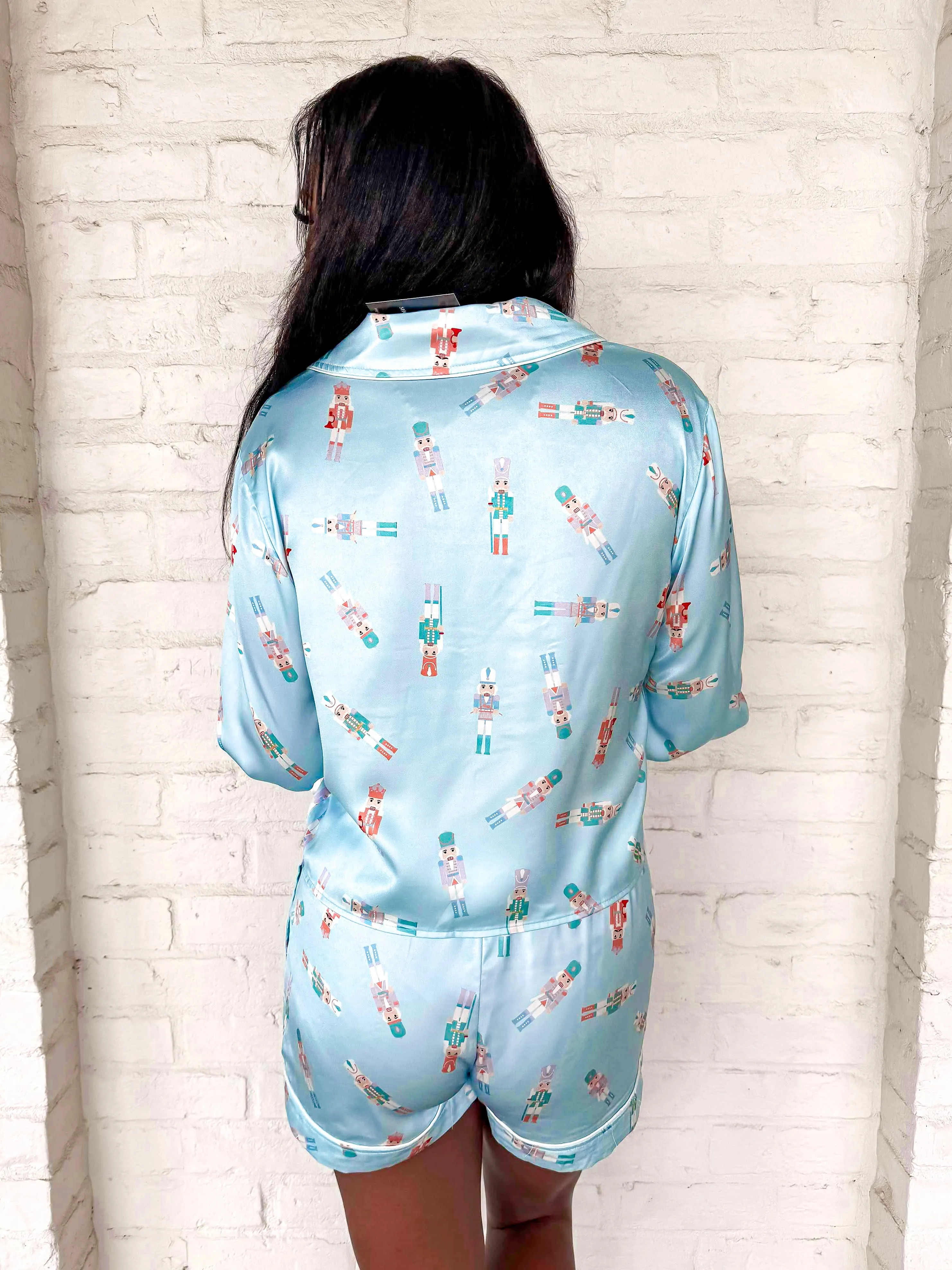 Queen Of Blue Nutcracker Pajama Set