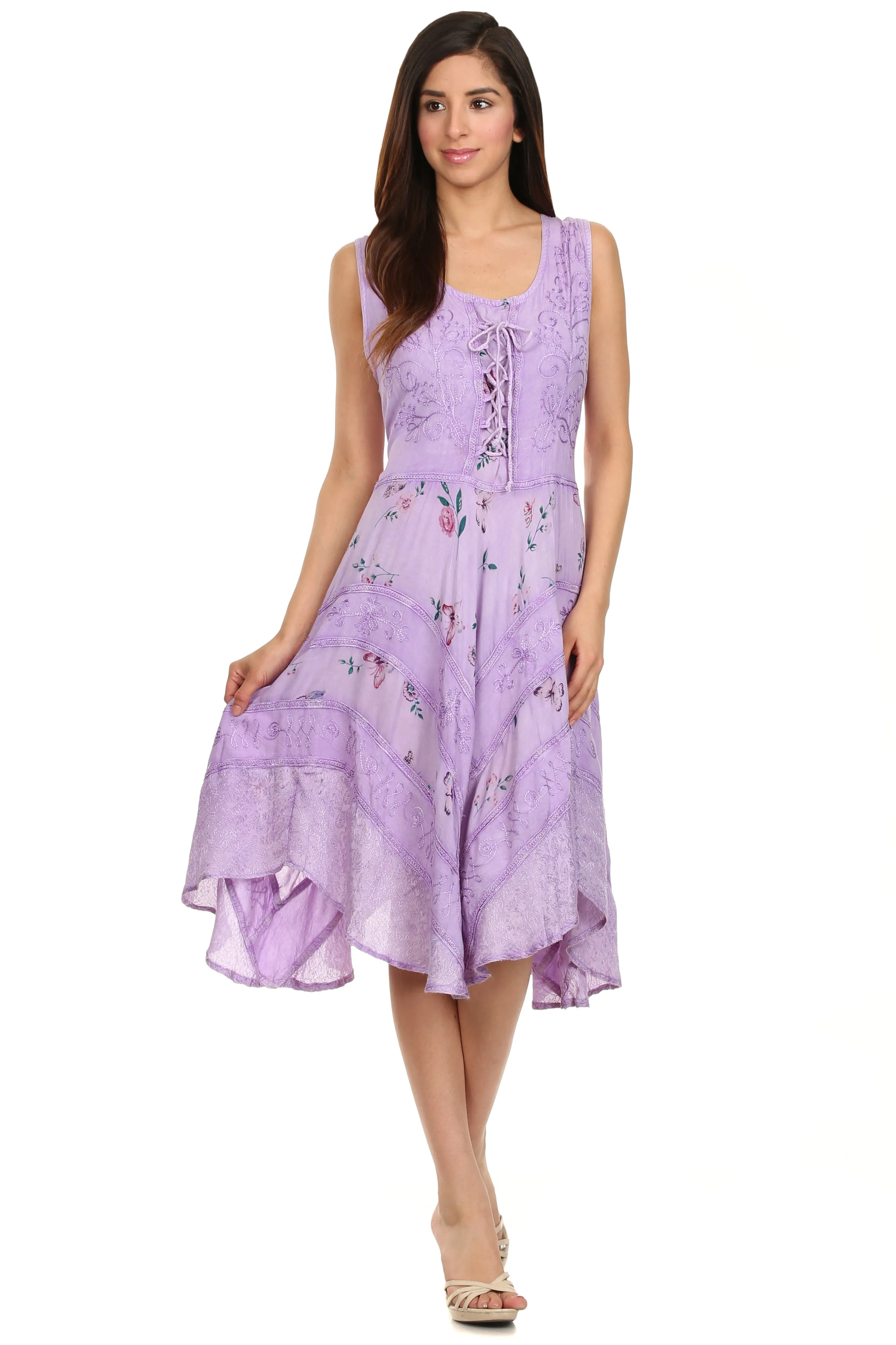 Sakkas Fairy Maiden Corset Style Dress