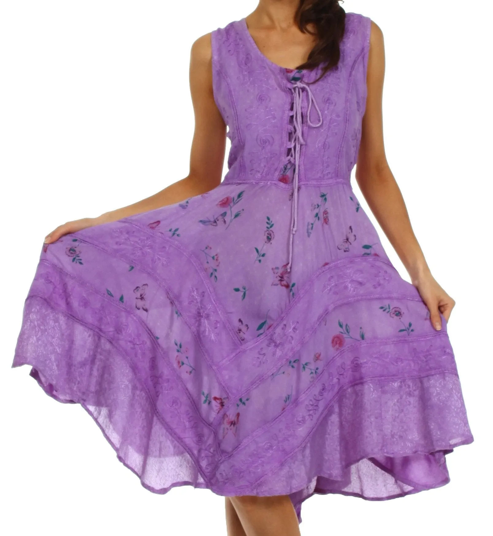 Sakkas Fairy Maiden Corset Style Dress