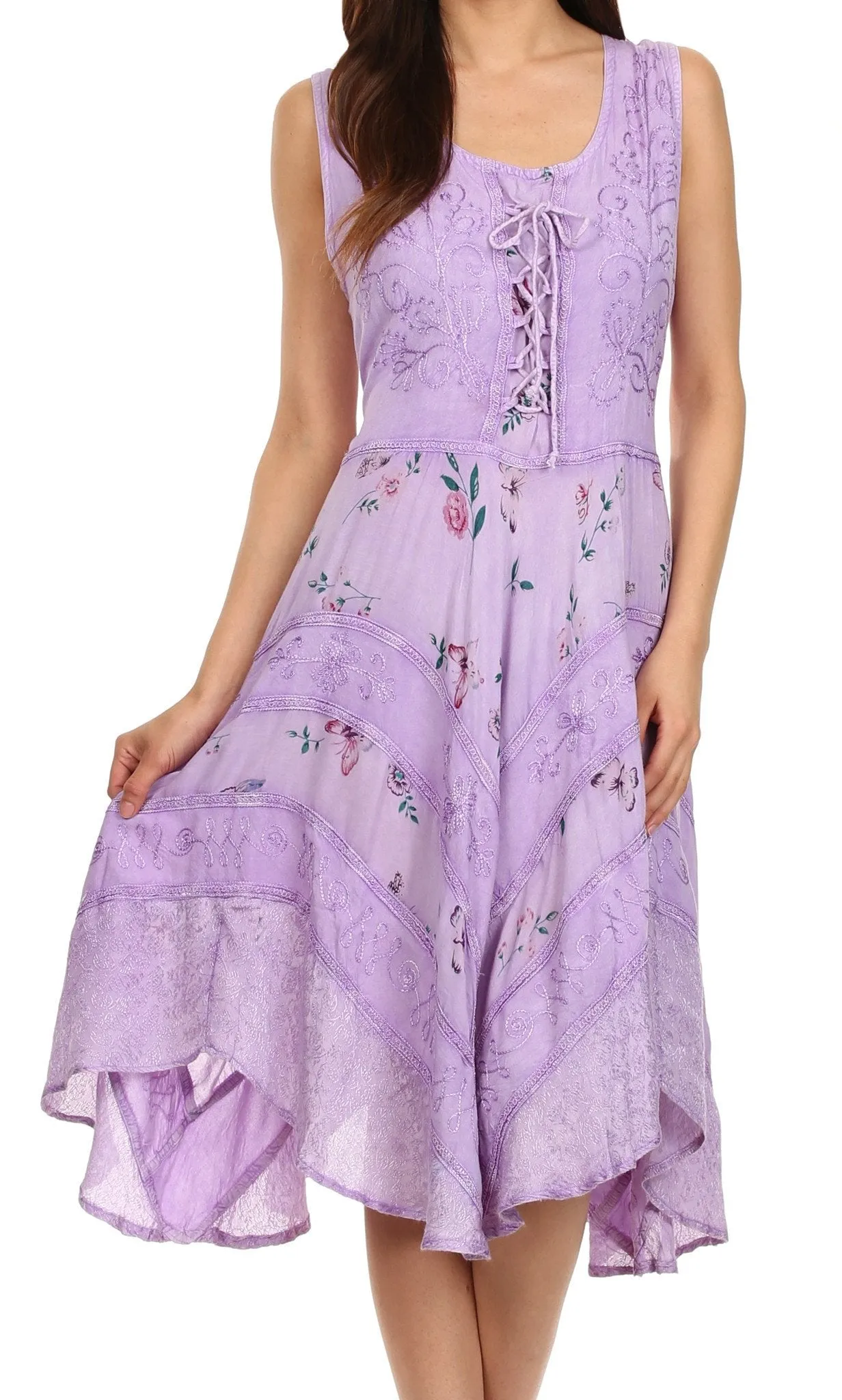 Sakkas Fairy Maiden Corset Style Dress