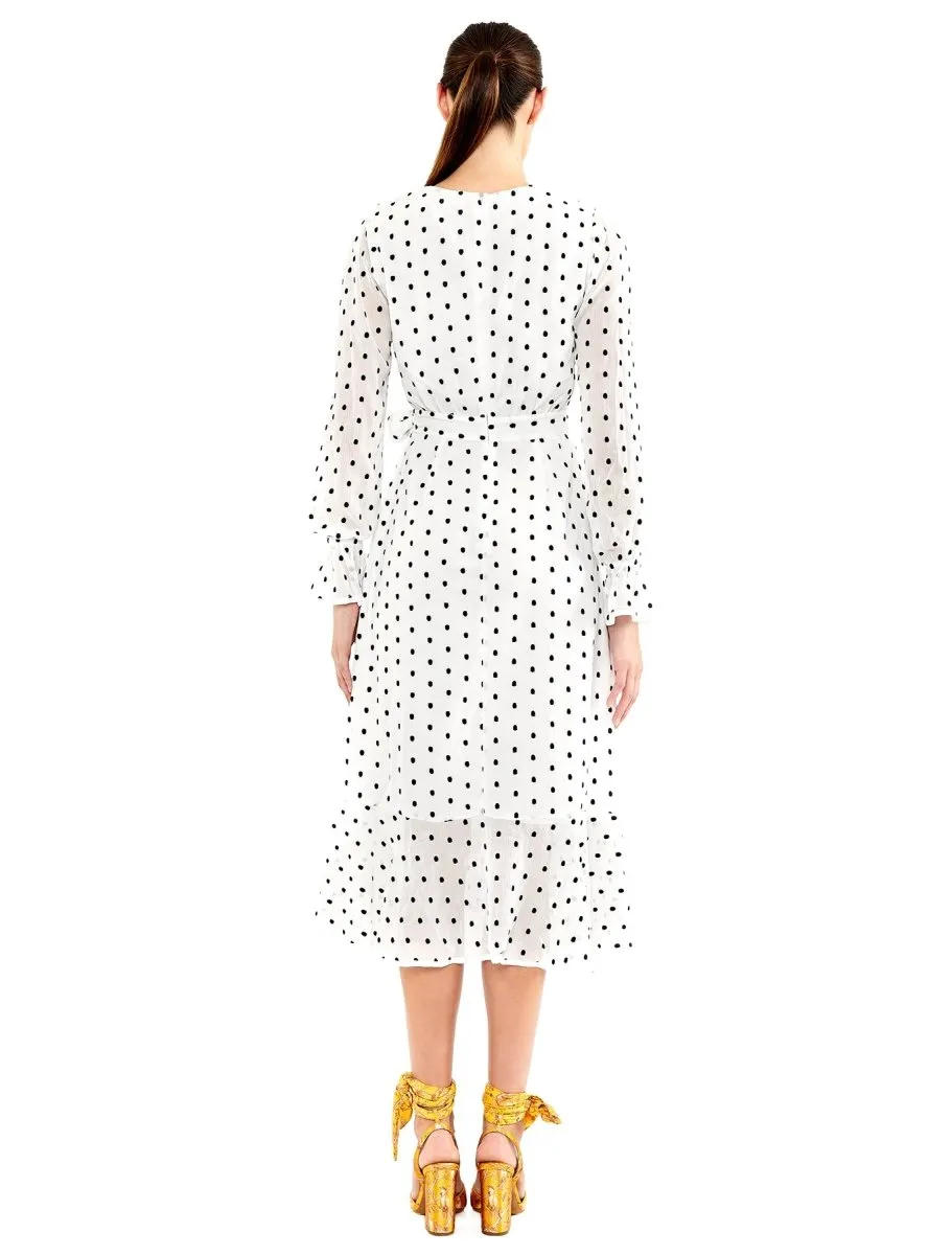 SOMETHING ABOUT YOU L/S MIDI DRESS