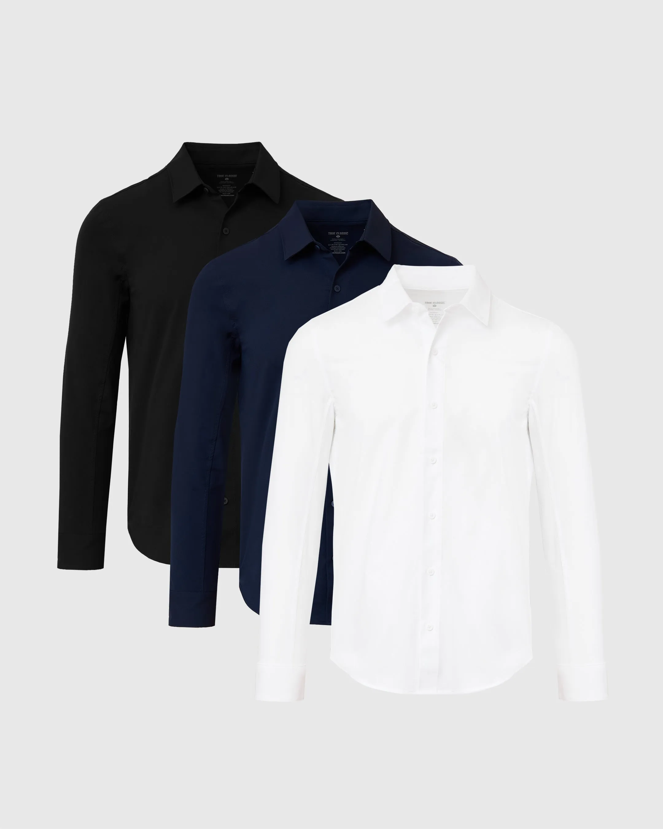 Staple Commuter Long Sleeve Shirt 3-Pack