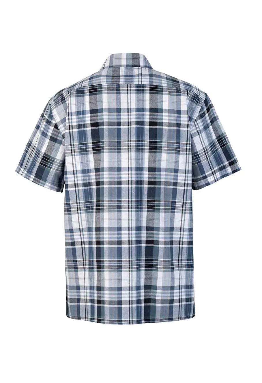 Storvik&#x20;Farsund&#x20;Work&#x20;Shirt&#x20;Cotton&#x20;-&#x20;Blue&#x20;Plaid