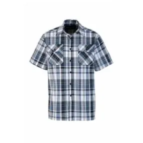 Storvik&#x20;Farsund&#x20;Work&#x20;Shirt&#x20;Cotton&#x20;-&#x20;Blue&#x20;Plaid