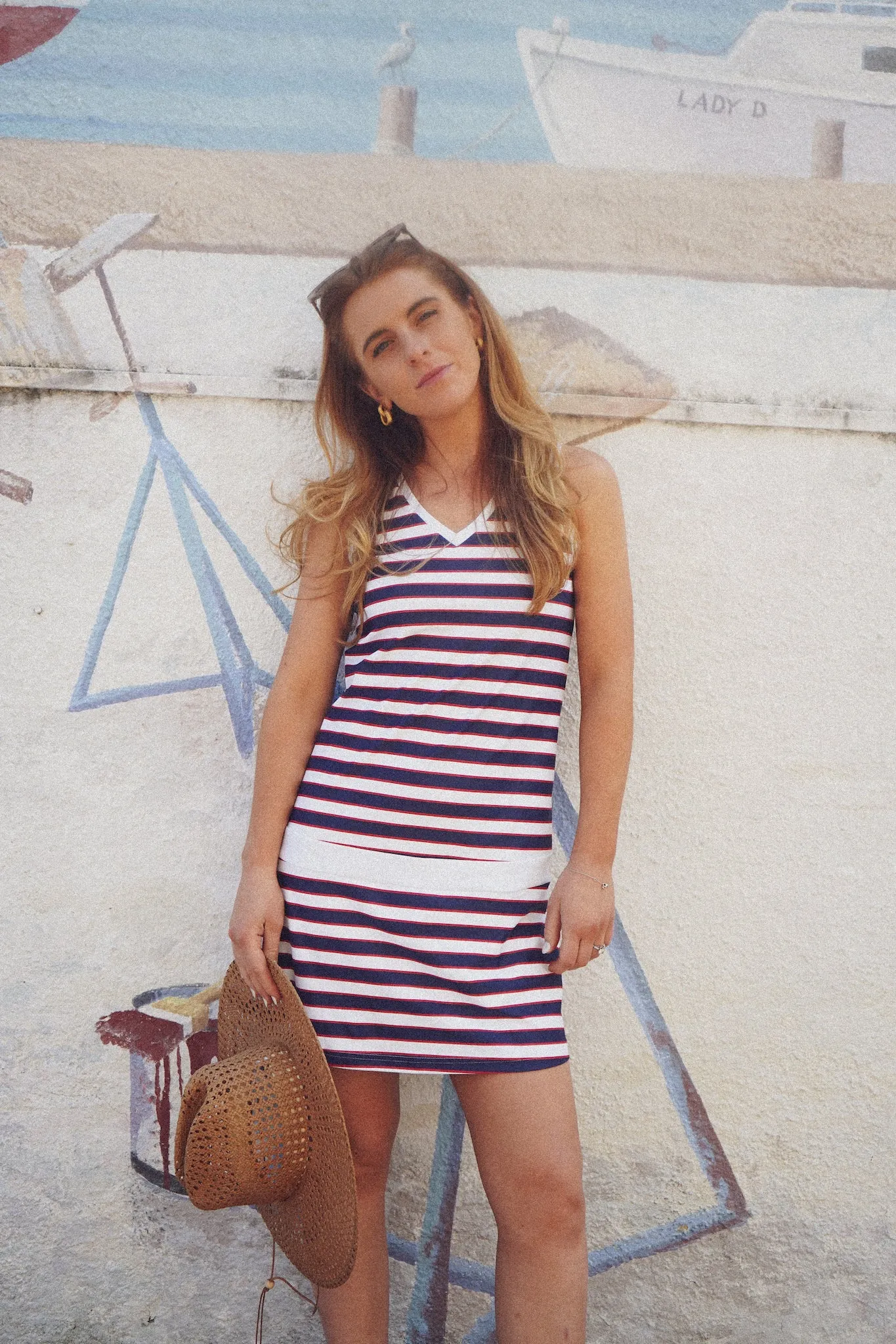 The Cameron Dress - Camp Stripe