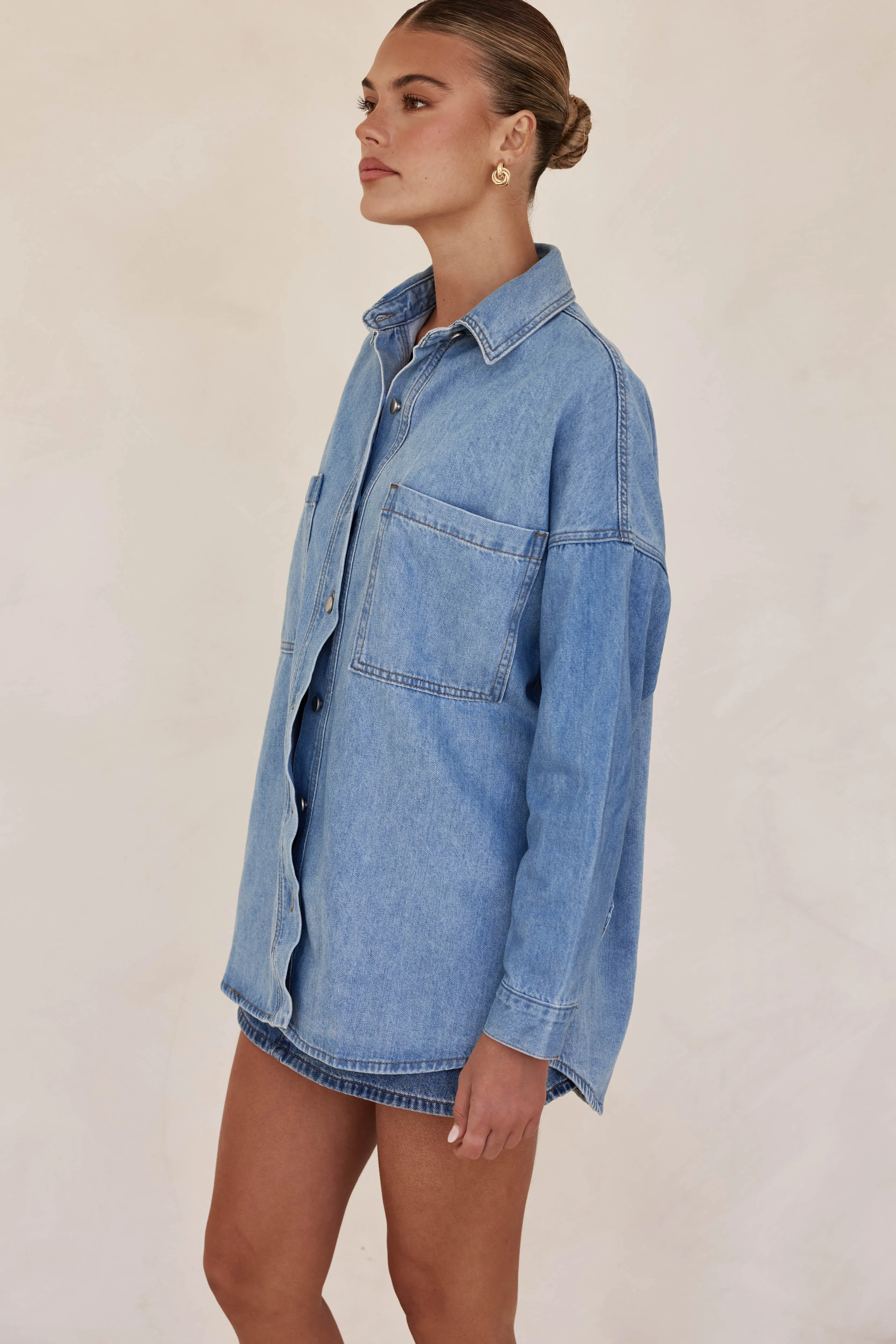 Willow Denim Shirt (Blue)